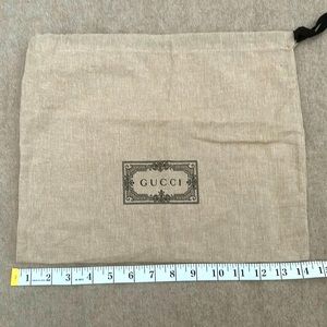 GUCCI DUSTER PROTECTION BAG BROWN NEW